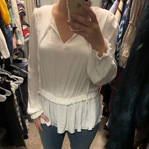 White Blouse, Size Medium